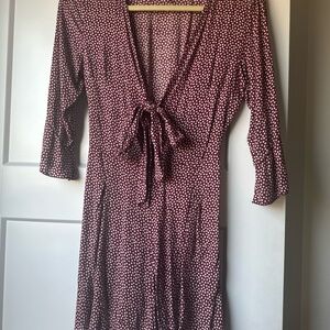 Elegant Polka Dot Dress